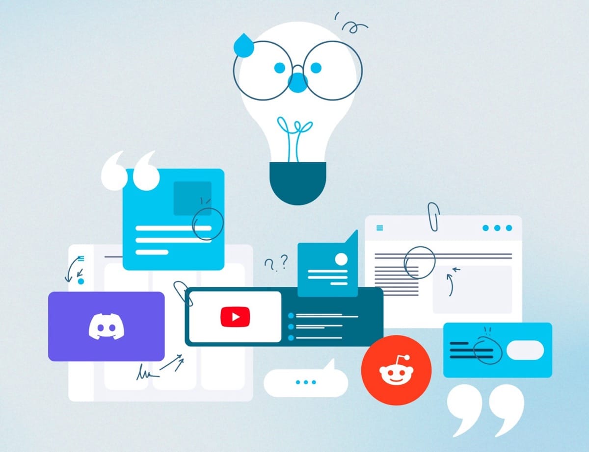 wisdom spread across social, chats, and videos