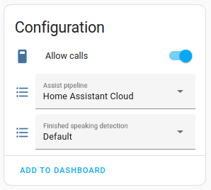 Voice over IP integration - allow calls
