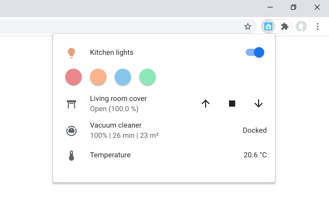 Home Assistant Browser Extension