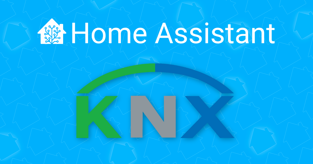 The KNX panel in Home Assistant