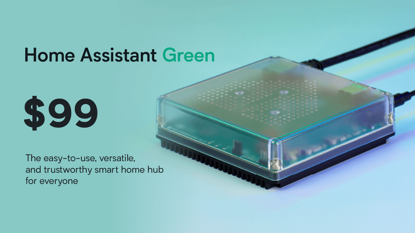 Home Assistant Green (Smart Home Hub) - Home Assistant Green is the