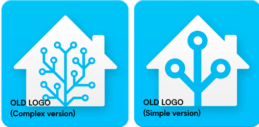 El logotipo de Home Assistant en diseño de materiales.