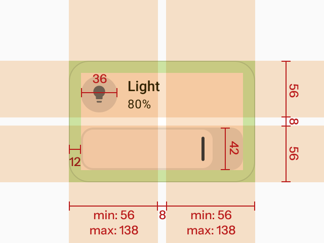 Grid size dimensions